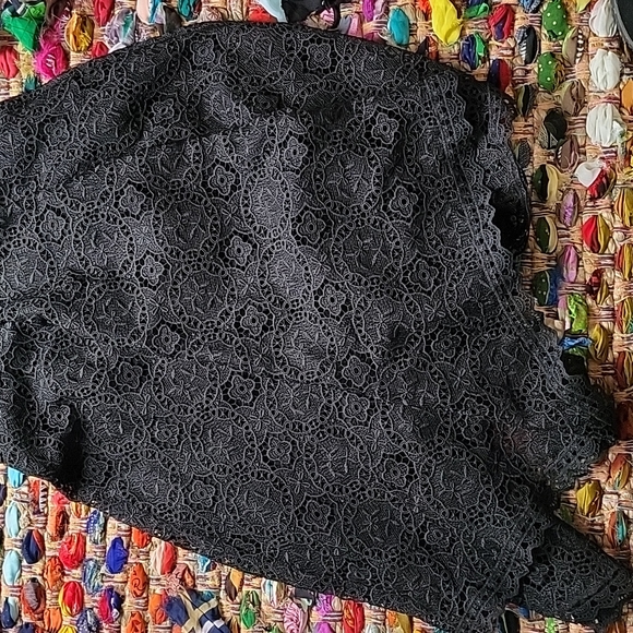 NWT ANTHROPOLOGIE BLACK DRESS Lace.NEW WITH TAGS - Picture 9 of 15